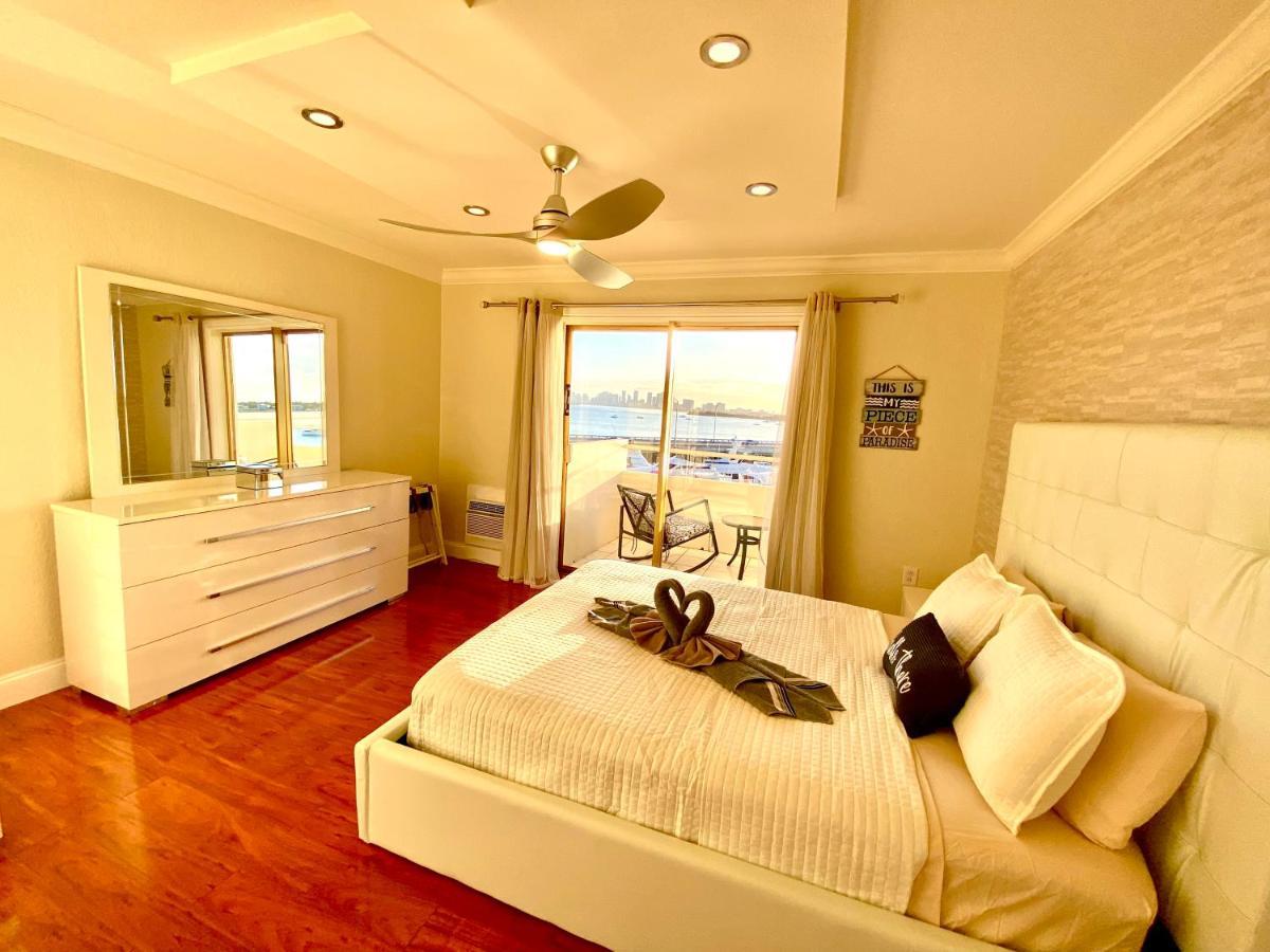 Deluxe Waterfront One Bedroom Apartment With Miami Skyline View, Free Parking 5 Mins Drive To Маями Бийч Екстериор снимка